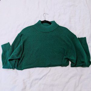 Aritzia Wilfred Free Mockneck Harper Sweater - Scarab Green